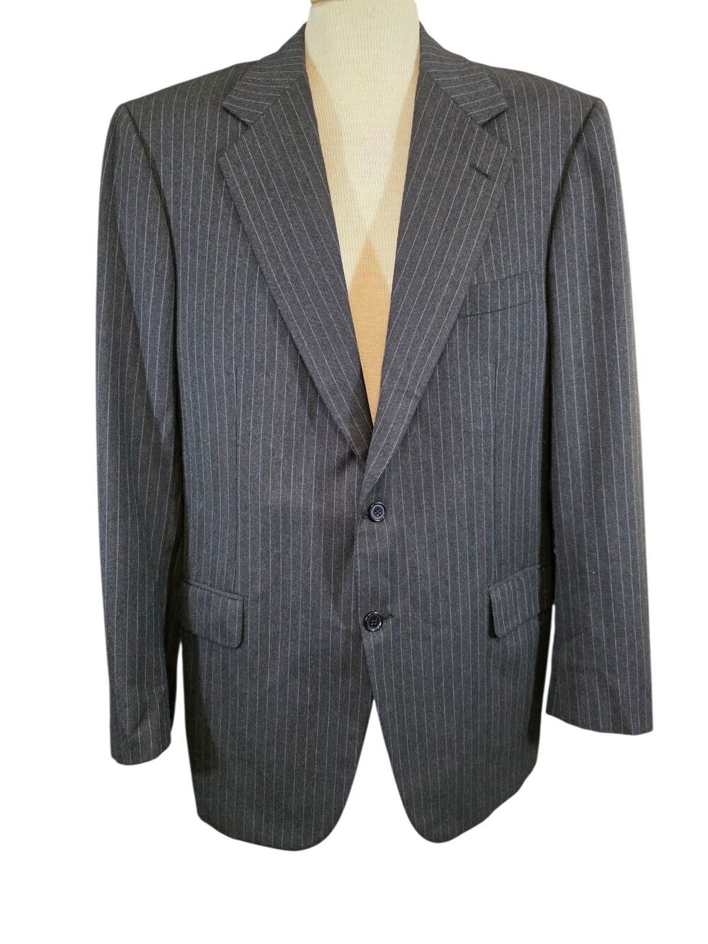 BRIONI Blazer Mens 42R Blue Fine Wool ADRIANO 2 Button Sport Coat Career Preppy